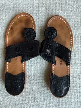Jack Rogers Black Sandals